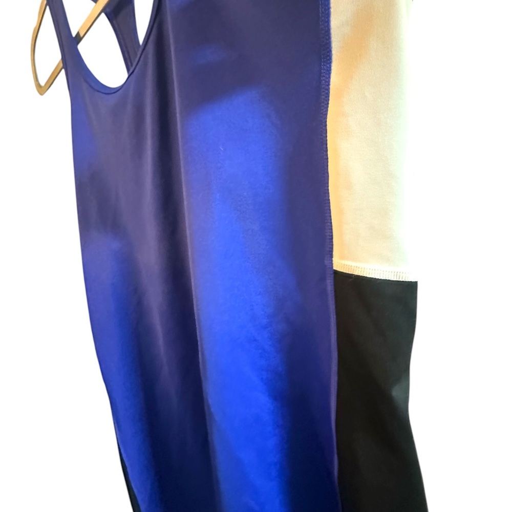 Blue Racerback Tank Top - Picture 3 of 4